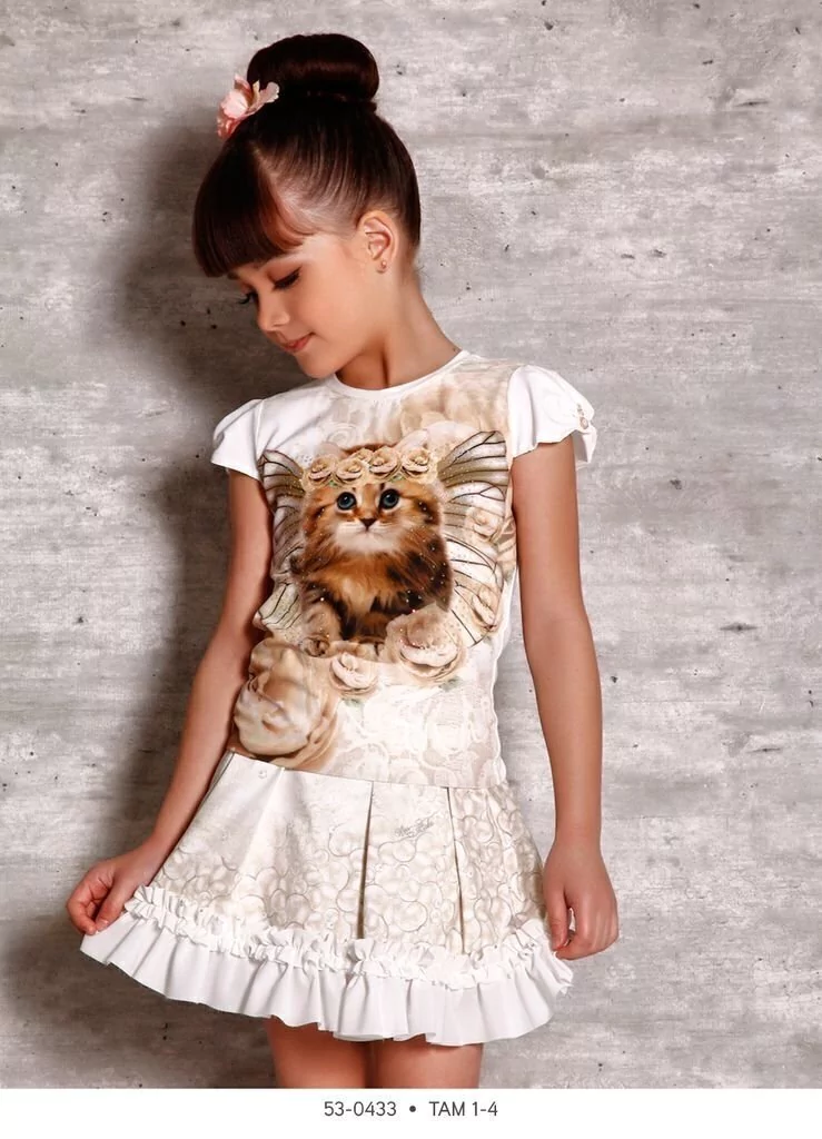 Saia Infantil e Blusa Miss Cake Doce Princesa AJUSTÁVEL 530433