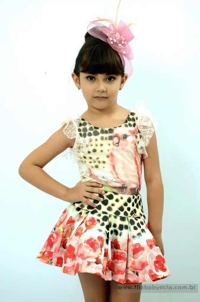 Saia e Blusa Miss Cake Moda Infantil 530527