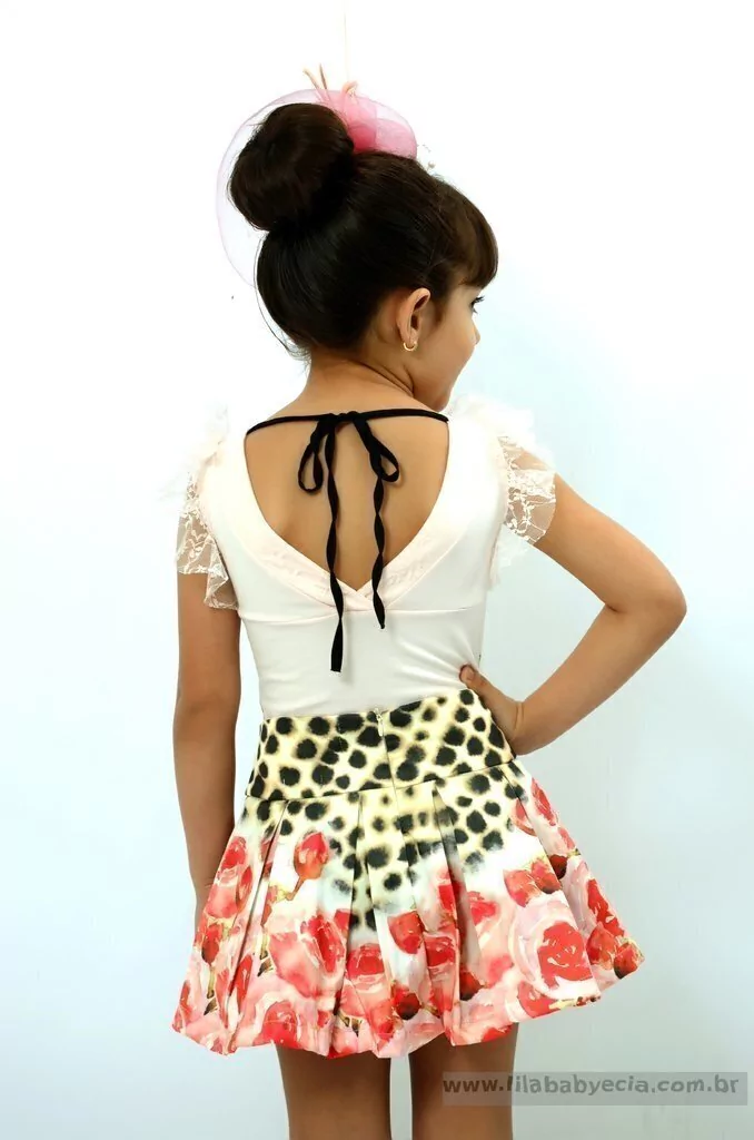 Saia e Blusa Miss Cake Moda Infantil 530527 2