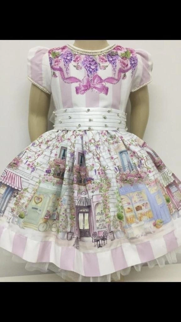 Vestido Anjo D'Agua TAMANHO 1 Moda Infantil AJD01